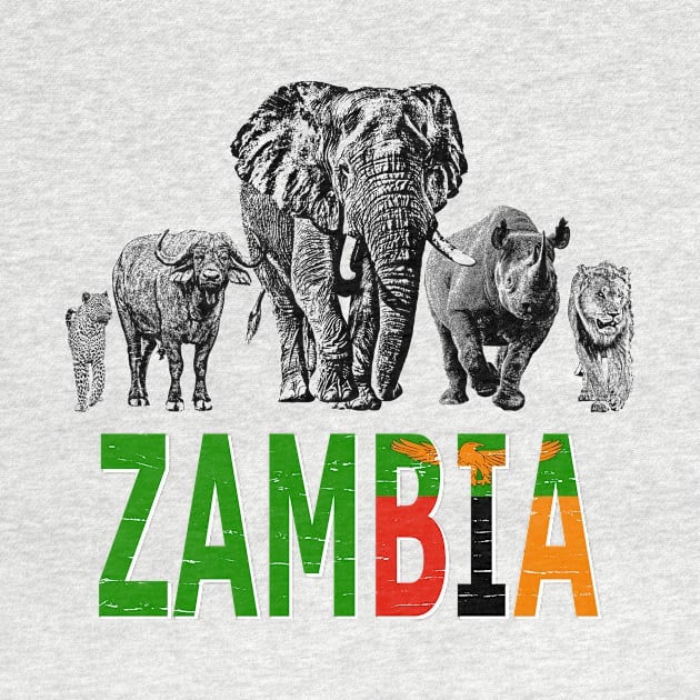 Big Five of Zambia for Wildlife Fans by scotch